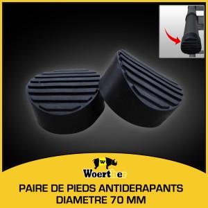 PAIRE DE PATINS ANTIDÉRAPANTS MAXSTOP  - Ø 7Omm