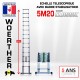 ÉCHELLE TÉLESCOPIQUE 4M70 CLASSIC AVEC BARRE STABILISATRICE