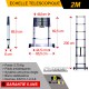 ECHELLE TELESCOPIQUE 2M CLASSIC +  HOUSSE