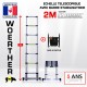  ECHELLE TELESCOPIQUE 2M CLASSIC + SAC A OUTILS