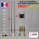 ÉCHELLE TÉLESCOPIQUE 5M20 GRAFITEK AVEC SAC A OUTILS