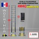 ÉCHELLE TÉLESCOPIQUE 4M40 GRAFITEK AVEC BARRE STABILISATRICE + HOUSSE
