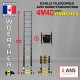 ÉCHELLE TÉLESCOPIQUE 4M40 GRAFITEK AVEC BARRE STABILISATRICE + SAC A OUTILS