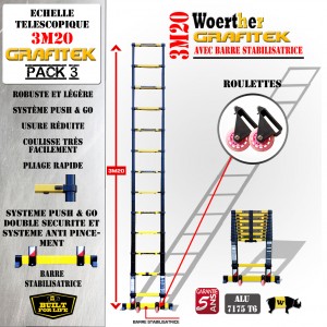 Echelle telescopique de 3m 