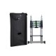 ECHELLE ESCABEAU WOERTHER DOUBLE FONCTIONS, GAMME CLASSIC 4M40/2M20 - AVEC HOUSSE