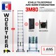 ECHELLE TELESCOPIQUE 3,80M + HOUSSE ET SAC A OUTILS