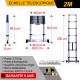 ECHELLE TELESCOPIQUE 2M CLASSIC + TAPIS