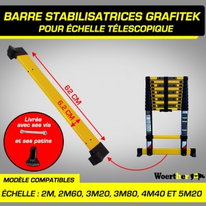 BARRE STABILISATRICES GRAFITEK POUR &Eacute;CHELLE WOERTHER